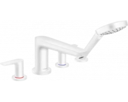 [336414] Смеситель Hansgrohe Talis E 71748700 для ванны, белый матовый +65410 ₽
