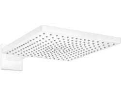 [335689] Верхний душ Hansgrohe Raindance 26238700, 300x300 мм, 1 режим струи, с держателем, белый матовый +100570 ₽
