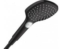 [335744] Ручной душ Hansgrohe Raindance Select E120 3jet 26520670, 12 см, 3 режима лейки черный матовый +14260 ₽