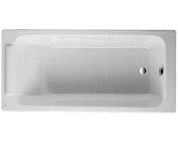 [81598] Чугунная ванна Jacob Delafon Parallel, 150 x 70 см, ножки и слив-перелив в подарок, цвет белый, E2946-00 +73720 ₽