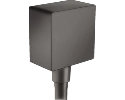 [335736] Шланговое подсоединение Hansgrohe FixFit Square, черный хром, 26455340 +4820 ₽