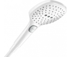 [335745] Ручной душ Hansgrohe Raindance Select E120 3jet 26520700, 12 см, 3 режима лейки белый матовый +14260 ₽