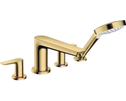 [336415] Смеситель Hansgrohe Talis E 71748990 для ванны, золото +70080 ₽