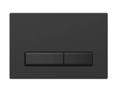 [574327] Панель смыва Aquatek Slim KDI-0000025, кнопка прямоугольная, черный матовый +2500 ₽