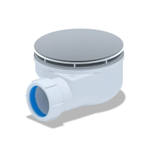 сифон для душевого поддона 1 1/2*90, h53мм,(вальцовка, ANI PLAST