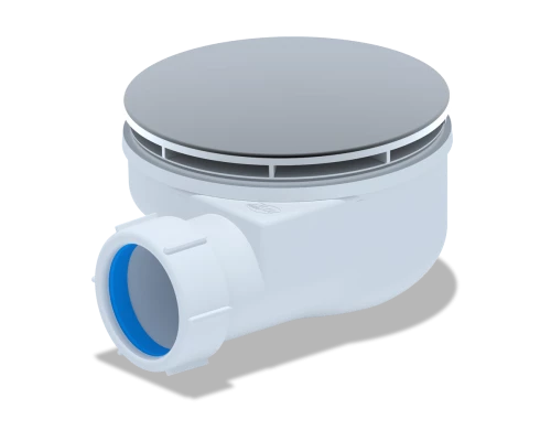 сифон для душевого поддона 1 1/2*90, h53мм,(вальцовка, ANI PLAST