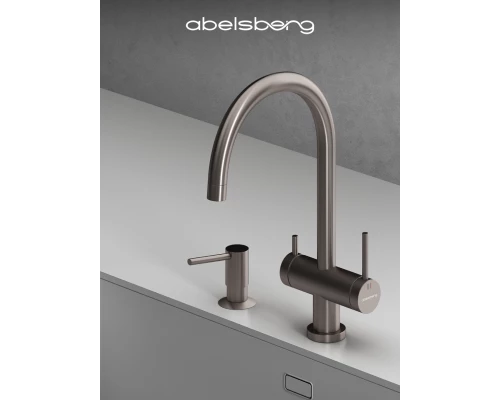 Смеситель д/кухни Abelsberg Aera AWF70029BN с фильтром д/воды, цвет титан