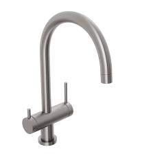 Смеситель для кухни Abelsberg Aera AWF70029BN с возможностью подключения фильтра для воды, цвет титан, PVD покрытие