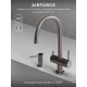 Смеситель д/кухни Abelsberg Aera AWF70029BN с фильтром д/воды, цвет титан