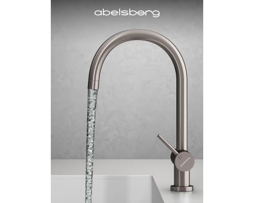Смеситель д/кухни Abelsberg Aera AWF70029BN с фильтром д/воды, цвет титан