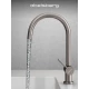 Смеситель д/кухни Abelsberg Aera AWF70029BN с фильтром д/воды, цвет титан