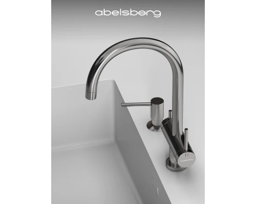Смеситель д/кухни Abelsberg Aera AWF70029CH c фильтром д/воды, цвет глянцевый хром