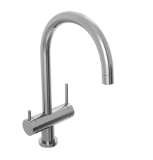 Смеситель для кухни Abelsberg Aera AWF70029CH c возможностью подключения фильтра для воды, цвет глянцевый хром