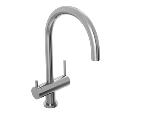 Смеситель д/кухни Abelsberg Aera AWF70029CH c фильтром д/воды, цвет глянцевый хром