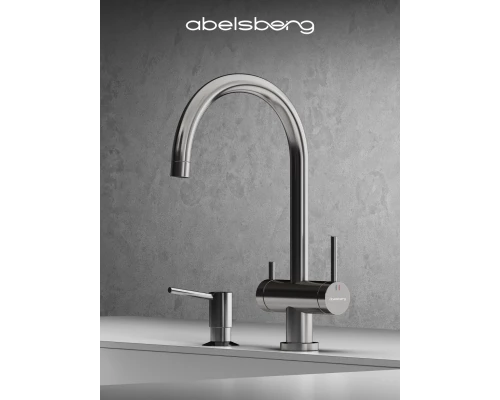 Смеситель д/кухни Abelsberg Aera AWF70029CH c фильтром д/воды, цвет глянцевый хром