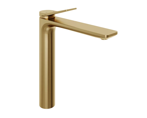 Смеситель д/раковины Abelsberg Intensa EGF23521BG высокий, королевское золото