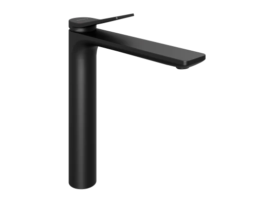 Смеситель д/раковины Abelsberg Intensa EGF23521MB высокий, вулканический черный