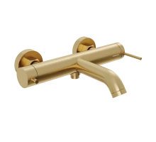 Смеситель для ванны и душа Abelsberg Fluida ERF22516BG, королевское золото