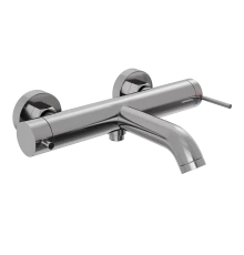 Смеситель для ванны и душа Abelsberg Fluida ERF22516CH, глянцевый хром