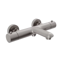 Смеситель для ванны и душа Abelsberg Perfecta INF61101BN с термостатом, титан