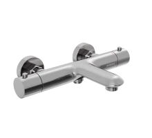 Смеситель для ванны и душа Abelsberg Perfecta INF61101CH с термостатом, глянцевый хром