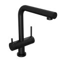 Смеситель для кухни Abelsberg Pura OTF70709MB c вытяжным изливом и возможностью подключения фильтра для воды, цвет матовый черный Смеситель для кухни Abelsberg Pura OTF70709MB c вытяжным изливом и возможностью подключения фильтра для воды, цвет матовый черный