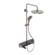 Душевая система Abelsberg Intensa SNS52655BN термостат, полка, д/ванны и душа, титан