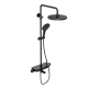 Душевая система Abelsberg Lineara SNS52791MB термостат, полка, д/ванны и душа, вулканический черный