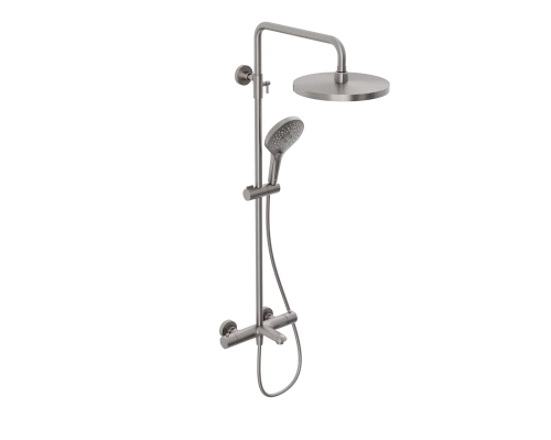 Душевая система Abelsberg Perfecta SNS61102BN термостат, д/ванны и душа, титан