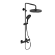 Душевая система Abelsberg Perfecta SNS61102MB термостат, д/ванны и душа, вулканический черный