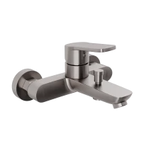 Смеситель для ванны и душа Abelsberg UNF25747BN Lineara, титан