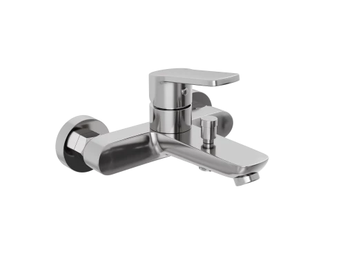 Смеситель д/ванны и душа Abelsberg UNF25747CH Lineara, глянцевый хром