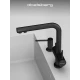 Смеситель д/кухни Abelsberg Pura UVF70929MB с фильтром д/воды, вулканический черный