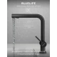 Смеситель д/кухни Abelsberg Pura UVF70929MB с фильтром д/воды, вулканический черный