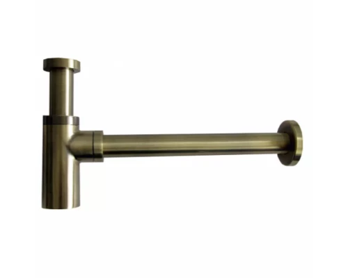 Сифон для раковины из латуни Ganzer A-2D бронза