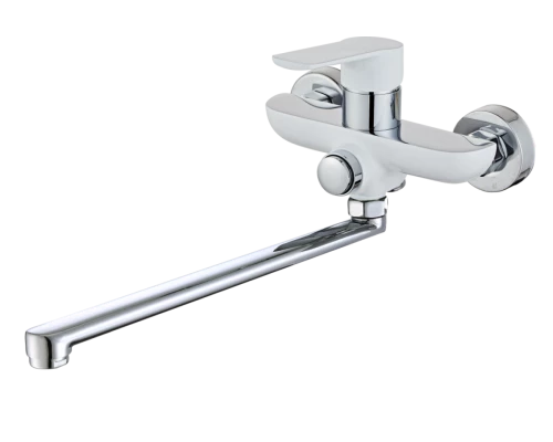 Смеситель для ванны Hansen HL22037-F белый/ хром