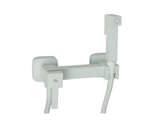 Смеситель c гигиеническим душем Ganzer GZ12201-F Set белый