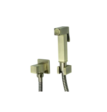 Смеситель для биде из латуни с лейкой шлангом и держателем лейки GZ2039-D Set от бренда Ganzer