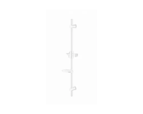 Стойка для душа с мыльницей Ganzer GZ0020-F белый