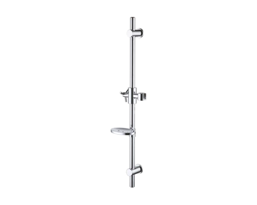 Стойка для душа из латуни с мыльницей Ganzer GZ0020 цвет хром