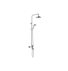 Душевая система из латуни с тропическим душем GZ06061 цвет хром от бренда Ganzer