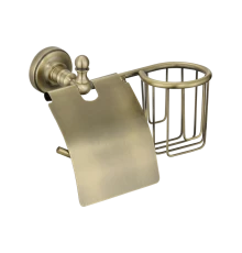 Бумагодержатель и освежителя воздуха Ganzer GZ-L31031-D бронза