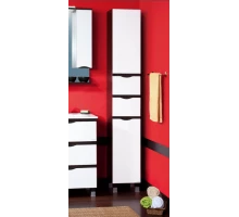 Шкаф - пенал Misty Токио 30 L черный Л-Ток05030-02Л