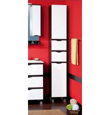 Шкаф - пенал Misty Токио 30 L черный Л-Ток05030-02Л