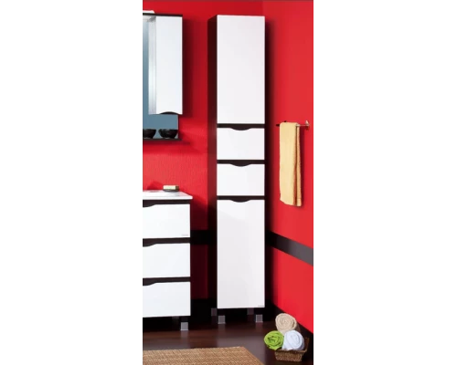 Шкаф - пенал Misty Токио 30 L черный Л-Ток05030-02Л