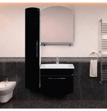 Шкаф - пенал Misty Токио 30 R черный Л-Ток05030-02П