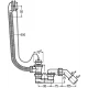 Слив-перелив Viega Simplex мод. 6387.35, 311537, с цепочкой, стандартный