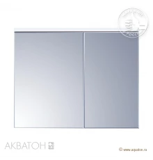 Зеркало-шкаф Акватон Брук 80 со светильником, 1A200602BC010