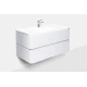 Тумба под раковину Am.Pm Sensation 100 см, подвесная, белый глянец, M30FHX1002WG