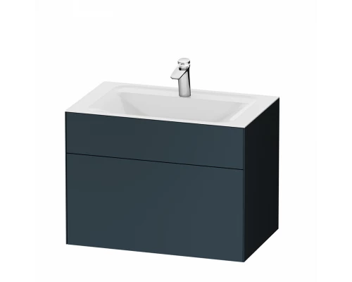 Тумба под раковину Am.Pm Inspire 2.0 M50AFHX0803GM подвесная 80 см, 3 ящика, цвет графит, матовый